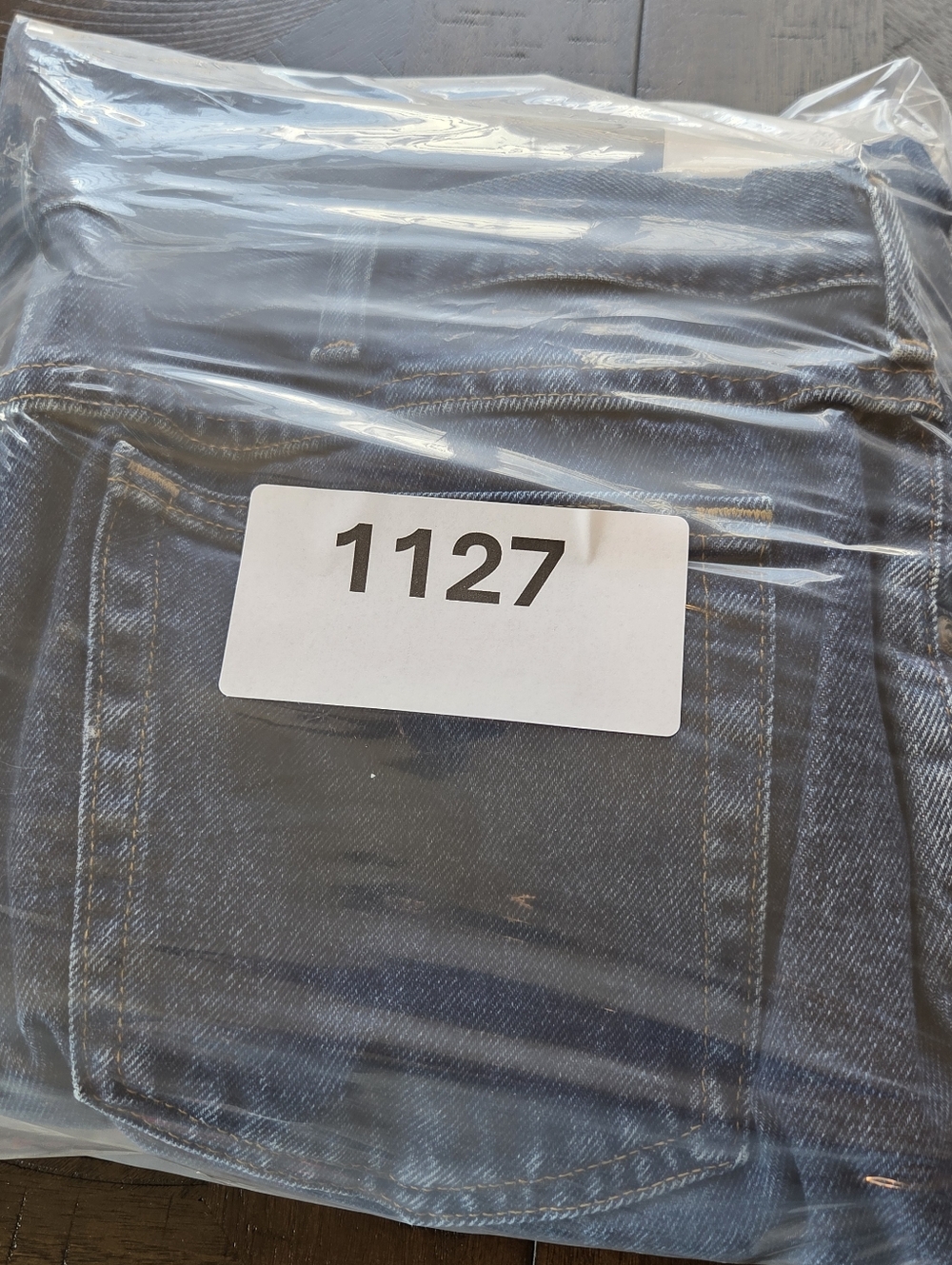 Vtg NWT Chic Relaxed Tapered Leg Jeans 22W Plus Size 100% Cotton High Rise - Picture 9 of 9